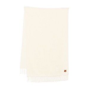 메종키츠네 로고 자수 스카프