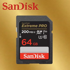 샌디스크 익스트림 프로 Class10 Extreme Pro UHS-I U3 V30 SDXXD SD 메모리카드