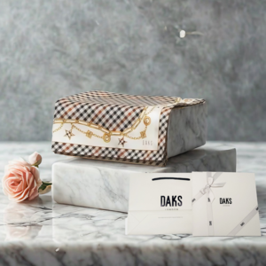 DAKS 닥스 실크 100% 여성 스카프 [선물포장]