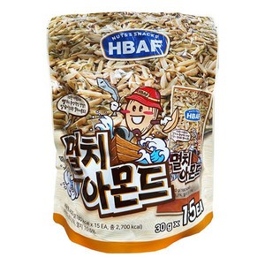 무배 HBAF 멸치 아몬드 (30GX15개), 30g, 15개