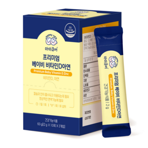 마미큐어 아기 비타민D아연 베이비 돌 유아 영양제, 60g, 1개