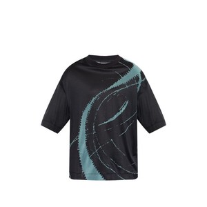 엠포리오아르마니 그래픽 프린트 티셔츠, 블랙계열, Standard XL(KR 105)