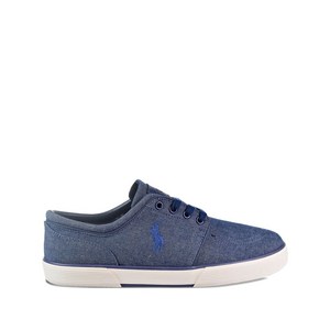 폴로랄프로렌 팩슨 데님 스니커즈, US 7(KR 250), 블루계열