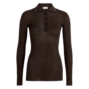 몽클레르 긴소매 폴로 셔츠, 브라운계열, Standard L(KR 77)