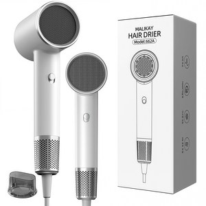 MALIKAY 헤어드라이기 블루음이온 고속 저소음 전문가용 드라이어 1800W EGTFF-1