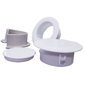에어컨 구멍마개 원형 벽마개 개폐구 뚜껑 천공커버 카바 코아 코어, 4번(60mm)낱개