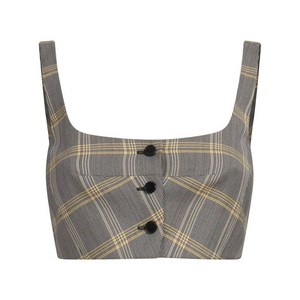 마르니 버진 울 혼방 크롭 탑