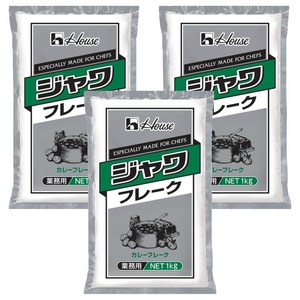 하우스푸즈 대용량 자와 플레이크, 1kg, 3개