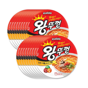 왕뚜껑 컵라면 110g, 18개