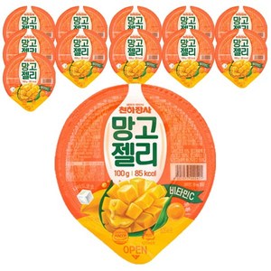 진주햄 천하장사 망고 젤리 100g x 12개 / 쁘띠첼 푸딩 컵젤리