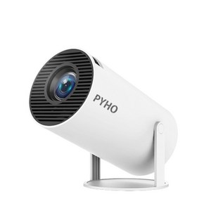 PYHO FHD 고화질 고밝기 미니 빔 프로젝터 스마트폰 동영상 무선 연결 가능 가정용 홈시어터