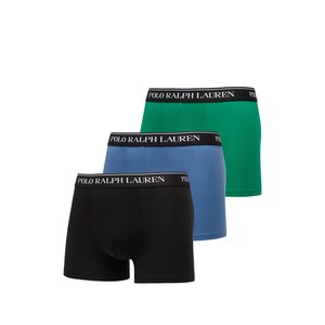 폴로랄프로렌 로고 밴드 복서 브리프 3팩 세트, 블랙계열, M