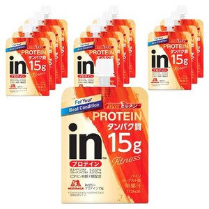 모리나가 인 젤리 프로틴 단백질 15g 파인 요구르트 맛, 150g, 12개
