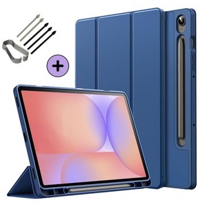 케이스나라 갤럭시탭 S10 Lite 라이트 호환 S펜슬 수납 케이스 보호 북커버 SM-X400 X406N