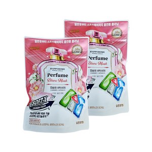 해피홈 파워캡슐 올인원 소프트엑스 블랑머스크 세제, 30개입, 2개