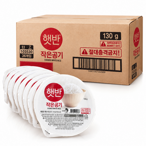 햇반 즉석밥 작은공기, 130g, 36개
