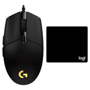 로지텍 유선마우스 G102 2ND + 마우스 패드 일반형