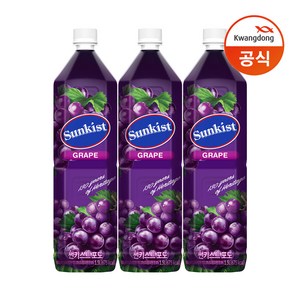 썬키스트 포도주스, 1.5L, 12개