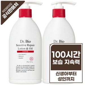 닥터바이오 센시티브 리페어 로션 앤 오일, 250g, 2개