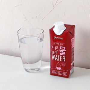 자연드림 종이팩 해양심층수 기픈물_마그네슘 강화, 500ml, 15개