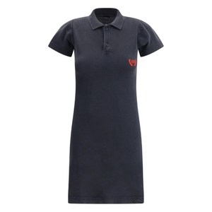 발렌시아가 polo-collar mini dress