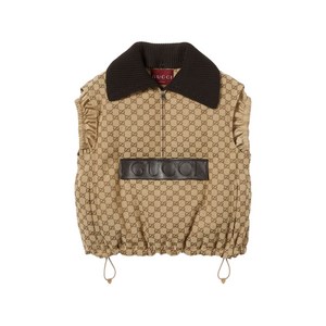 구찌 GG 패턴 베스트, 베이지계열+브라운계열, Italy 38(KR 44)
