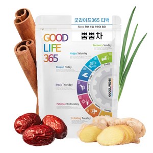 굿라이프365 뿜뿜차 대추 계피 생강 파뿌리 삼각티백 50개입 개당 2g, 1개