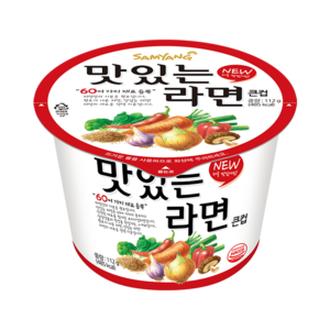 삼양 맛있는라면 큰컵, 8개