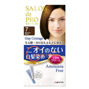 다리야 살롱드프로 무향료 헤어칼라 새치염색약 흰머리 일본 밝은갈색, 7호아주어두운갈색, 1개