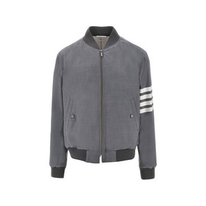 톰 브라운 4-바 니트 블루종 재킷, 그레이계열, Numeric 4(KR 110)
