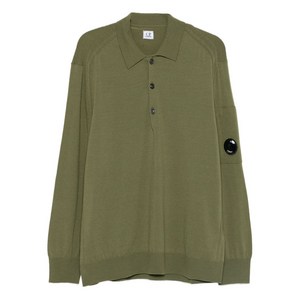 C.P.컴퍼니 메리노 울 스웨터, 그린계열, Standard XXL