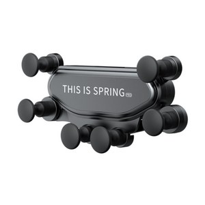 샵스토어 벤츠 E350 프로스프링거치대2 송풍구고정식 스마트폰편리거치, 1개, 블랙