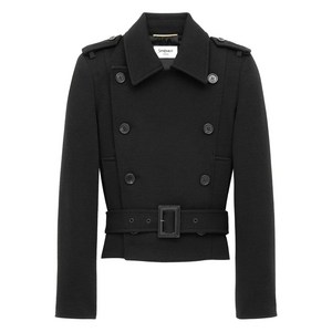 생로랑 오피서 더블 브레스티드 재킷