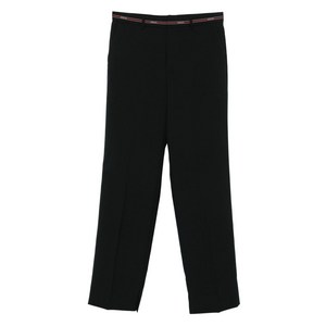 구찌 selvedge-detail wool trousers, 블랙계열, Italy 48(KR 79)