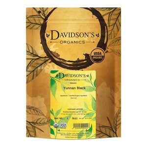 Davidson's Oganics Lapsang Souchong 블랙 잎차 473.2ml (16온스) 백