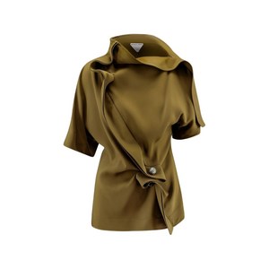 보테가 베네타 러플 디테일 탑