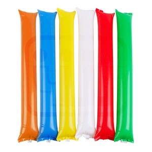 응원 막대 풍선 2개입 무지 행사 파티 이벤트 칼라 색깔 팀 도구 응원봉 DIY 꾸미기 부자재료, 1개, 화이트