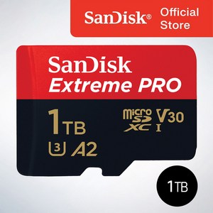 샌디스크코리아 공식인증정품 마이크로 SD 카드 익스트림 프로 QXCD 1TB ( SD 아답터 포함 )