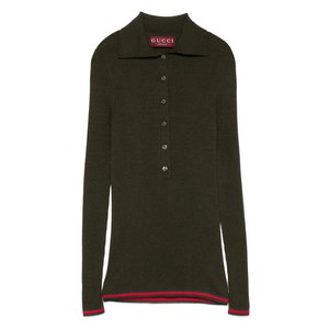 구찌 골지 폴로 탑, 그린계열, Standard M(KR 66)