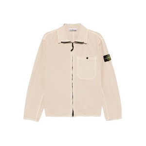스톤 아일랜드 패치 포켓 지퍼 오버셔츠, 베이지계열, Standard XXL(KR 110)