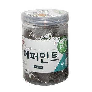지구마을 생분해필터 PLA 페퍼민트 삼각티백 허브티백차