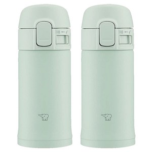 조지루시 텀블러 SMPD20GM, 200ml, 그린, 2개