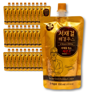 서재걸 해결주스 간편하게 건강한 하루 시작! 100% 천연재료 과일 야채 클렌징 맛있는 해톡주스 디톡스, 100ml, 30개
