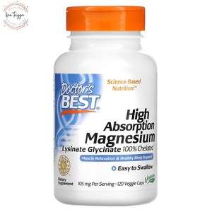 닥터스베스트 마그네슘 리시네이트 글리시네이트 킬레이트화 525mg 베지캡슐 120정, 1개