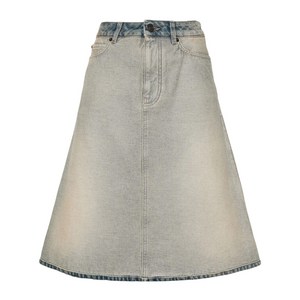 발렌시아가 쇼트 데님 스커트, 베이지계열, France 38(KR 66)