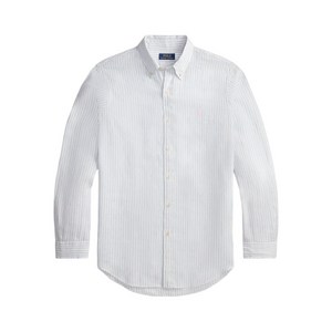 폴로랄프로렌 스트라이프 리넨 셔츠, 화이트계열+블루계열, Standard XL(KR 110)