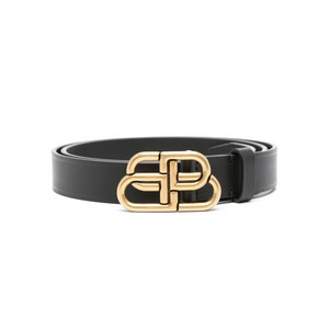 발렌시아가 BB leather belt, cm 85, 블랙계열