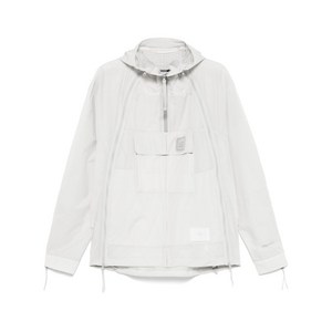 C.P.컴퍼니 로고 프린트 퍼텍스 재킷