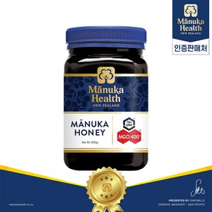마누카헬스 뉴질랜드 로우 마누카 허니 MGO 400+ UMF 13+, 500g, 1개
