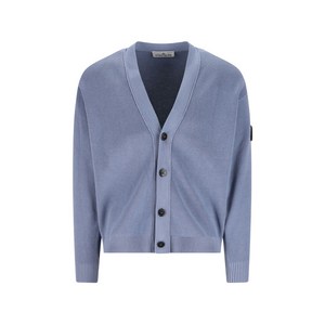스톤 아일랜드 버튼 가디건, 블루계열, Standard S(KR 90)
